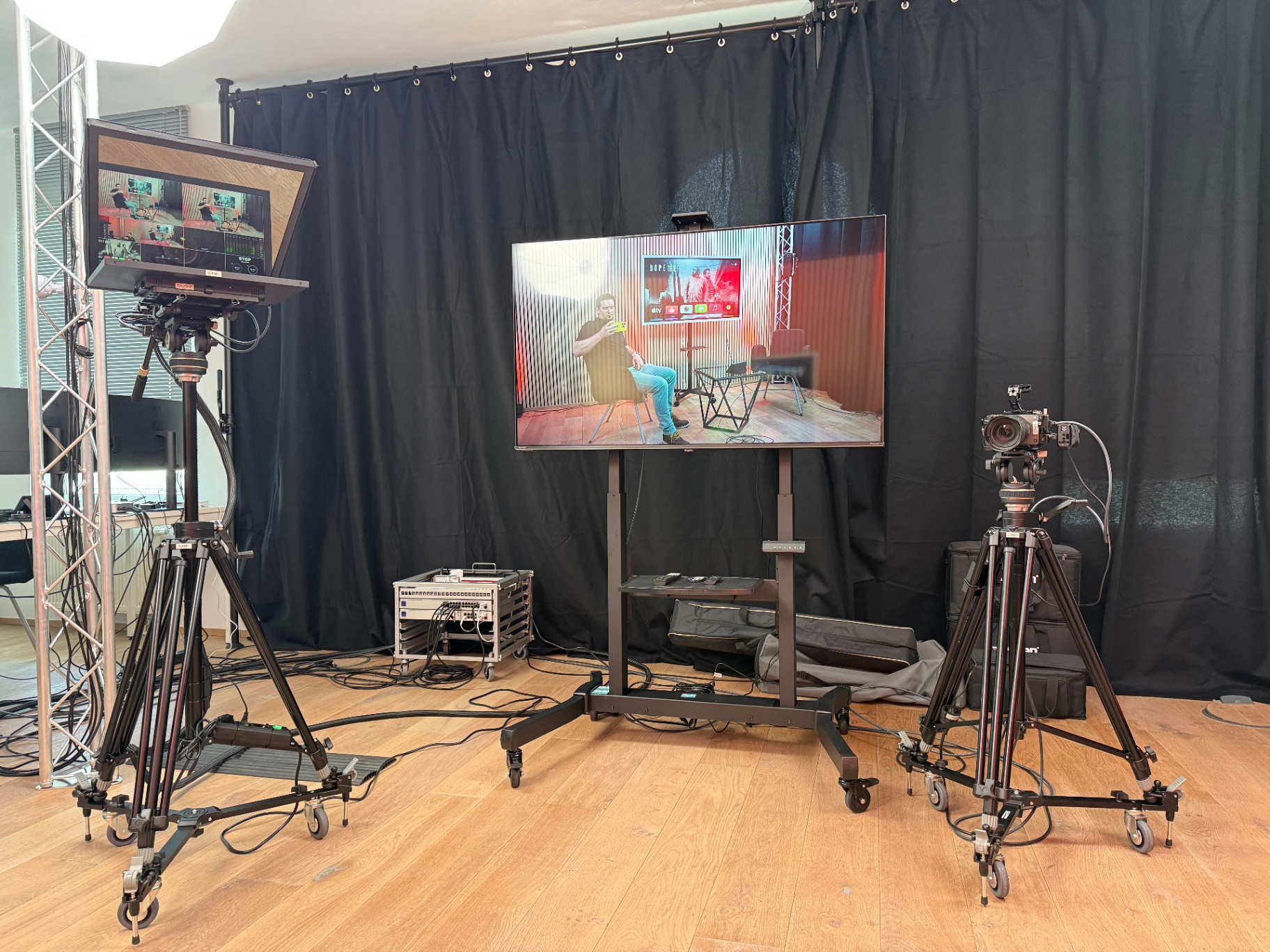 Streaming im ESG Media TV-Studio Frechen Köln