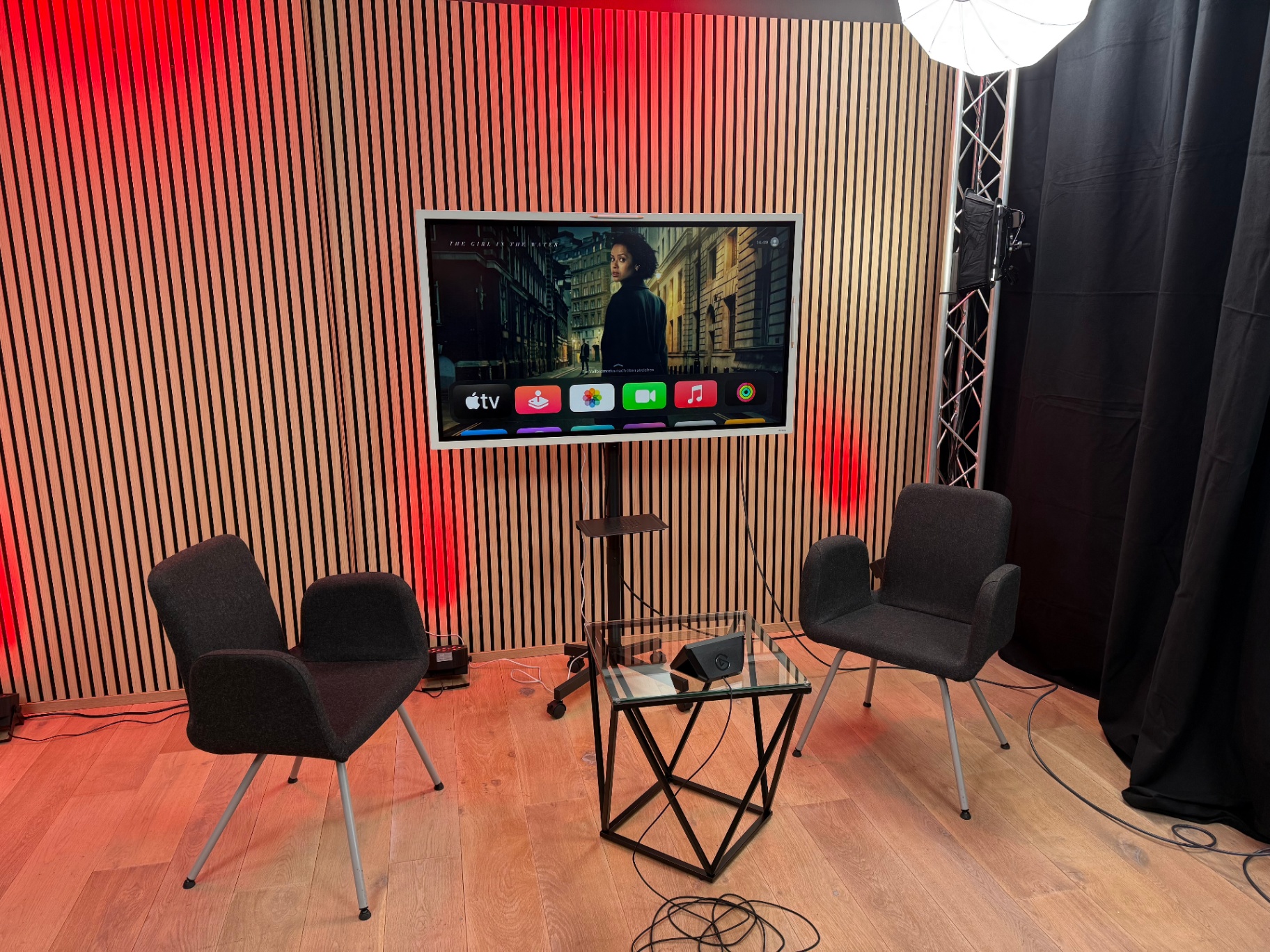 Set im ESG Media TV-Studio Frechen Köln